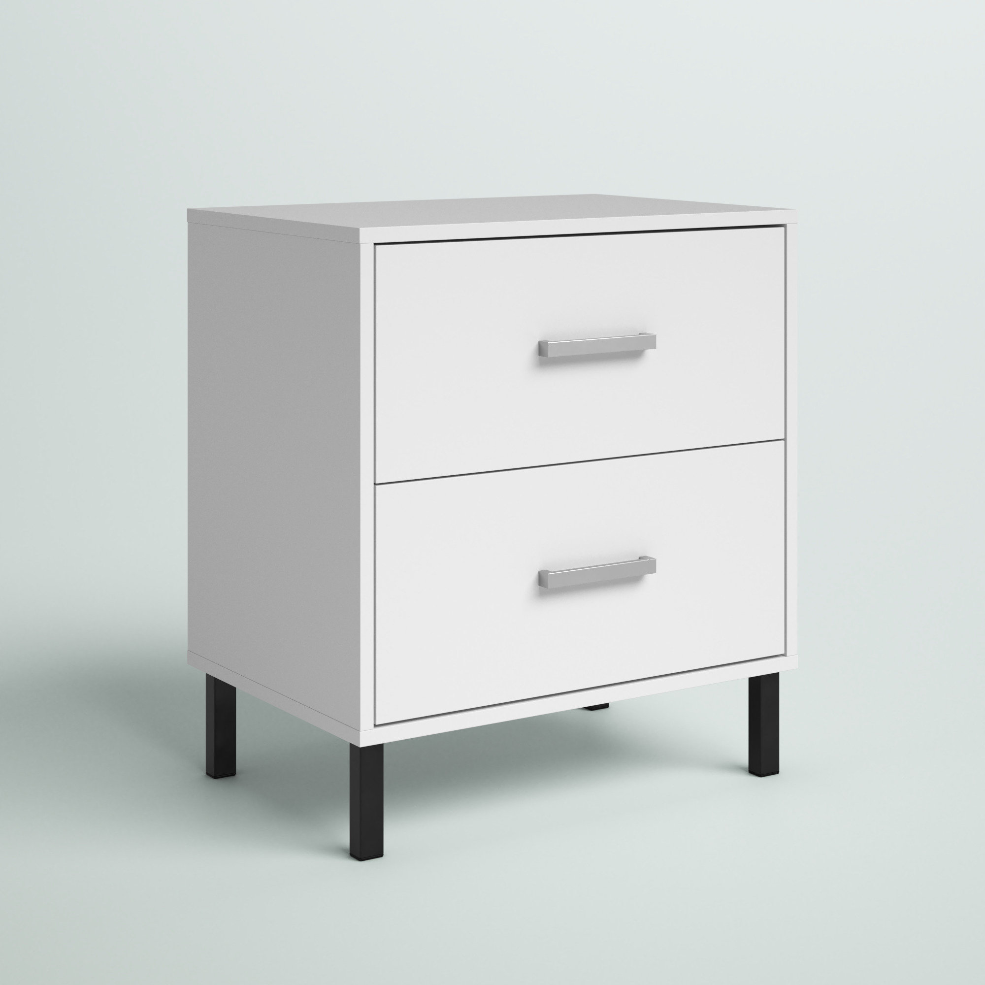 Alice Bedside Table, Grey - Andrew Martin